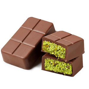 Venta caliente Dubai Style Snacks Bars Chocolates Caramelos Fix Pistacho y sabor a leche Chocolate De Dubai - Product Image 1