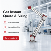 Robot collaboratif à 6 axes, 12 kg, portée de 1425 mm, pour l'automatisation des machines en usine intelligente, robots industriels