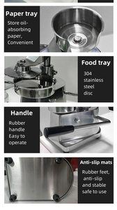 Máquina Manual para <span class=keywords><strong>Hamburguesas</strong></span>, Máquina para Hacer Pan de Hamburguesa, Máquina Expendedora de <span class=keywords><strong>Hamburguesas</strong></span>, Superventas - Product Image 3