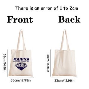 Bolso de Hombro de Pana con Cremallera <span class=keywords><strong>Marina</strong></span> & Diamonds Personalizado, Bolso de Mano Casual, Bolso Cruzado Ecológico para Mujer, Bolsos de Mensajero Vintage - Product Image 2