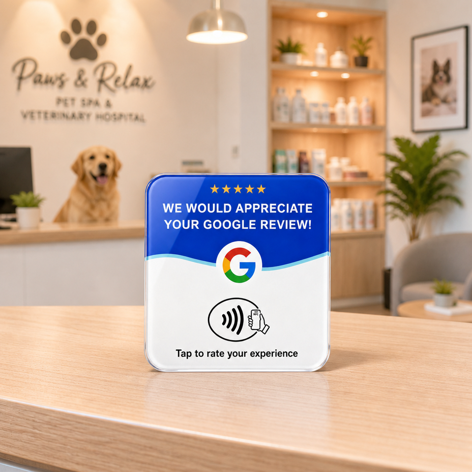 Custom Acrylic NFC Review Display Stand 13.56MHz Contactless 215 216 QR ...