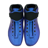 Patins à roulettes en ligne pour adultes, légers, résistants, à grande vitesse, entièrement en fibre de carbone et cuir microfibre, pour l'extérieur