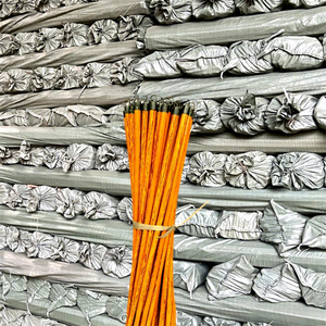 Poignées de balai en bois d'eucalyptus avec pelle à poussière et brosse enduites de PVC à poils souples-Outils de nettoyage écologiques durables - Product Image 3