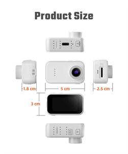 หน้าจอ IPS รองรับ WIFI แท้ 130 °   เลนส์มุมกว้าง กล้องติดจักรยานด้านหลัง กล้องนิ้วโป้ง กล้องกีฬาแบบพกพา กล้องวิดีโอขนาดพกพา - Product Image 2