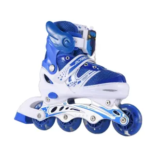 מתכוונן Quad Inline סקייט מגפי למתחילים ארבעה גלגלים