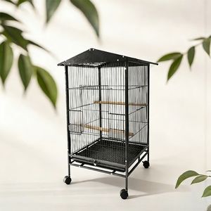 Goede ventilatie Vogelkweekkooi Gemakkelijk schoon te maken Papegaaienkooi Gepersonaliseerde behoeften Vogelkooi Kleine vogelkooi Vogelvolière - Product Image 4