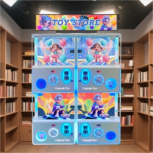 Máquinas recreativas operadas con monedas, juguetes cápsula para niños, cajas sorpresa con <span class=keywords><strong>sorteos</strong></span>, dispensadores de chicles, máquinas giratorias, kits de bricolaje - Product Image 1