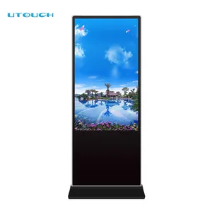 43 inç Android/ win10 wifi dikey LCD reklam oynatıcı dokunmatik ekran dijital tabela totem reklam ekran oyuncu monitörü
