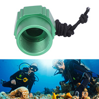 Capuchon anti-poussière en alliage d'aluminium pour régulateur DIN de 1ère étape, bouchon de protection fileté pour valve de réservoir, pour remplacement