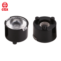 Lente Óptica de 120 Grados, 10.8x7mm, Soporte Negro, Material PMMA, Compatible con LED Infrarrojos, Placa PCBA para Cámara CCTV, RoHS