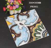 Maroc Mexicain Peinture À La Main Design Motif Carrelage En Céramique 300*300 Salle De Bains Carrelage En Porcelaine Mat pour Salle De Bains