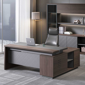 Venta directa de fábrica Mesa de oficina ejecutiva simple 1,2 m Escritorio de gerente pequeño moderno - Product Image 4