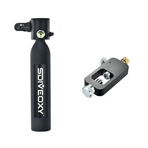 ชุดถังอากาศแบบพกพาสำหรับมืออาชีพ ขนาด 0.5 ลิตร สำหรับผู้ใหญ่ ฝึกดำน้ำ อุปกรณ์เสริมสำหรับการดำน้ำและว่ายน้ำ - Product Image 4