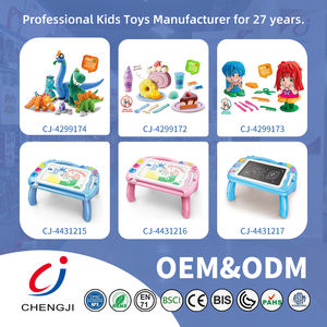 Chengji coloré pâte à <span class=keywords><strong>modeler</strong></span> ensemble de jeu <span class=keywords><strong>Montessori</strong></span> jeu enfants Non toxique cheveux Studio modélisation pâte ensemble de jeu - Product Image 6