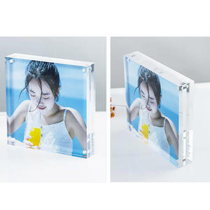 ऐक्रेलिक चित्र फ्रेम 4x6 इंच, स्पष्ट डबल पक्षीय फोटो फ्रेम, चुंबकीय फोटो फ्रेम डेस्कटॉप डिस्प्ले - Product Image 5