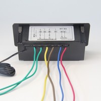 El controlador de pantalla digital sensible al tacto KT-03 gestiona dos cargas: refrigeración e iluminación.