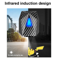 Chargement USB Universel 3D Dessin Animé Film Laser Dynamique Rechargeable Carbone LED Porte de Voiture Bienvenue Logo Projecteur Lumières