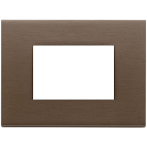 Brushed Dark Bronze <b>Wall</b> <b>Plate</b> 12.7 X 9.3 Cm For Switches - Product Image 1