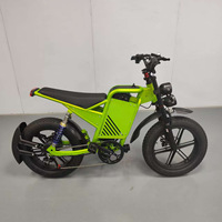Vélo électrique tout-terrain 500W 20*4.0 avec pneus larges, 48V16Ah, 7 vitesses, capacité de charge 150KG, vélo électrique tout-terrain