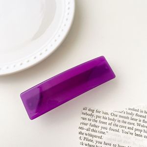 Acetate Rectangle Hair Clip Colorful Vintage Barrette Nonslip Hair <b>Accessory</b> for Daily Party <b>Wedding</b> - Product Image 3