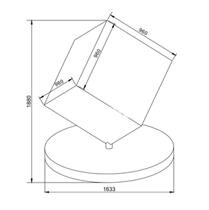 Cubic-shaped tùy biến LED hiển thị, xoay cho đứng sử dụng sáng tạo LED hiển thị - Product Image 4
