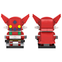 Kits de Ladrillos Robo MOC para Creatividad Cinematográfica, Contenedor de Ladrillos DIY, Juguetes de Construcción para Niños MOC7773
