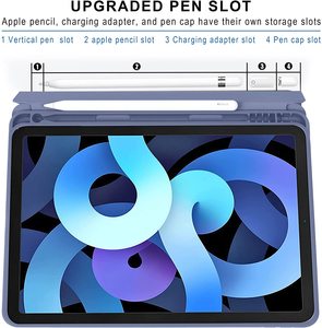 Nhà máy thiết kế trường hợp máy tính bảng cho <span class=keywords><strong>Apple</strong></span> <span class=keywords><strong>iPad</strong></span> không khí 5 trường hợp cover quay lại cho <span class=keywords><strong>iPad</strong></span> 10.9 inch trường hợp chống sốc tự động tỉnh táo ngủ - Product Image 4