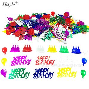 15G Happy Birthday <span class=keywords><strong>Confetti</strong></span> Sprinkles Table Scatters decorazione per feste di compleanno arti fai da te creazione di coriandoli in lamina metallica SD2286 - Product Image 5