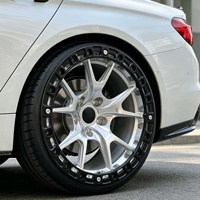 Jantes Bku forgées 5x114.3 Beadlock pour Ford Mustang Shelby GT350 GT500 S650 S550, concaves, 17 et 18 pouces, jantes pour voitures musclées