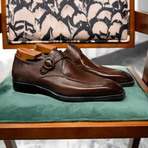 Chaussures habillées tendance pour hommes en cuir de vachette, résistantes à l'eau, antidérapantes et respirantes - Product Image 3