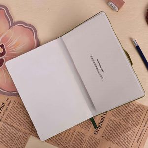 High Quality A5 PU Leather Notebook with Embossed Logo <b>Hard</b> Cover Printed Pen Cases for Journal Diary Journal Note <b>Book</b> - Product Image 3
