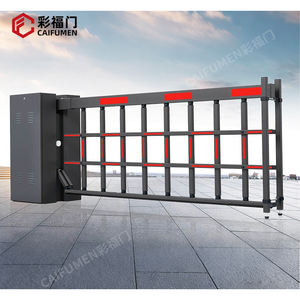 Barriera a braccio ribaltabile elegante e robusta per il controllo accessi veicoli elettrici, barriera di sollevamento per parcheggi di comunità residenziali - Product Image 4