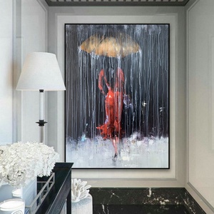 Lmetjz arts — peinture <span class=keywords><strong>Portrait</strong></span> abstraite avec cadre, jupe longue, <span class=keywords><strong>Portrait</strong></span> <span class=keywords><strong>de</strong></span> <span class=keywords><strong>femme</strong></span>, fille, vue du dos, Design personnalisé - Product Image 3