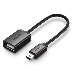 Câble OTG Mini USB UGREEN, adaptateur USB A femelle vers Mini USB B mâle pour voiture, MP3, <span class=keywords><strong>MP4</strong></span> - Product Image 1
