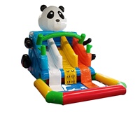 Château gonflable WODI de qualité commerciale en PVC avec toboggan gonflable pour enfants et adultes, bâche en PVC WODI Plato