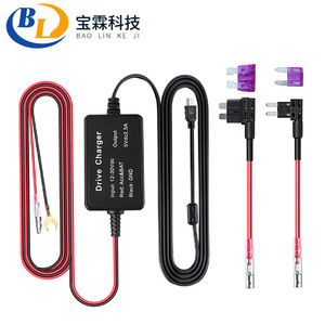 Cable reductor de voltaje para cámara de salpicadero de coche, 12V/24V a 5V, con núcleo de ferrita para motocicleta, suministro transfronterizo L190 - Product Image 1