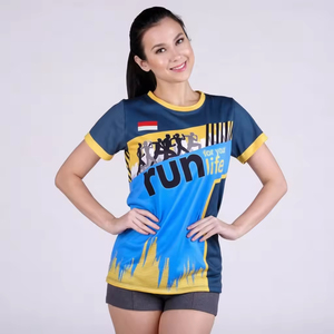 Camiseta Deportiva Personalizada con Sublimación Completa, Divertida, para Maratón Urbano, de Secado Rápido, 100% Poliéster, Absorbe la Humedad, Ligera, para Correr Maratones - Product Image 3