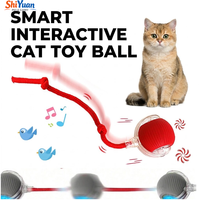 Jouet interactif pour chien SHIYUAN, balle roulante intelligente à mouvement automatique, corde en coton pour chats et chiens