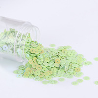 Paillettes rondes en PVC transparent mat irisé de 2 à 6 mm, 20 g, en vrac, pour accessoires de bricolage faits à la main – Vente en gros
