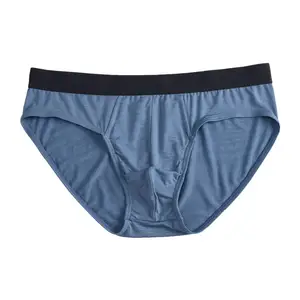 Vendita calda da <span class=keywords><strong>uomo</strong></span> <span class=keywords><strong>Micro</strong></span> mutandine modali mutande da <span class=keywords><strong>uomo</strong></span> mutande modali senza cintura coperte da mosca mutande di seta Touch - Product Image 4