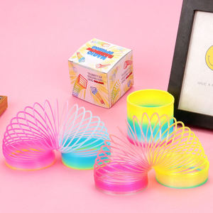 Rainbow Circle <strong>Toy</strong> Unisex Early Educational Rainbow Circle <strong>Toy</strong> Wholesale Kids Magic <strong>Slinkying</strong> Soft Magic Spring Coil <strong>Toys</strong> - Product Image 3