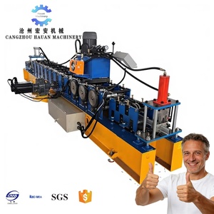 Máquina Formadora de Ómega en Ángulo Recto para Lámina Galvanizada con PLC y Motor de Alta Potencia 1300W 380V - Product Image 1