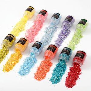 LEQU Happy And Fun Paillettes Lumineuses en Gros 12 Couleurs 10g Poudre Luminescente pour Résine, Nail Art, Artisanat, Vente en Gros - Product Image 3
