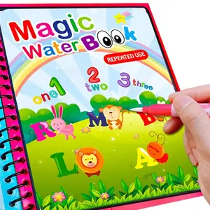 Novelties 2024 Toddler Toys No Mess Reusable Water Magic Painting Drawing Coloring Book