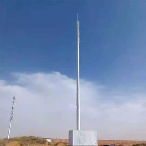 高品质通讯塔 25米 30米 天线 电信单杆塔 通讯杆 - Product Image 2
