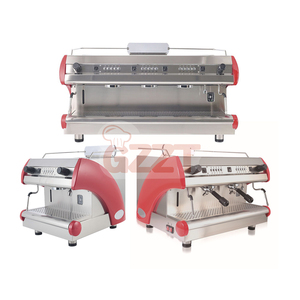 Pompa rotativa professionale a 2 caldaie Logo personalizzato <span class=keywords><strong>Cappuccino</strong></span> caffettiera Espresso italiana macchina automatica per caffè Espresso - Product Image 4