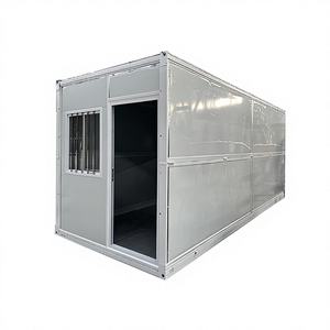 Casa Contenedor Modular Plegable de Una Habitación con Panel Sándwich de Acero para Uso en Centros Comerciales, Suministro Directo de Fábrica - Product Image 1