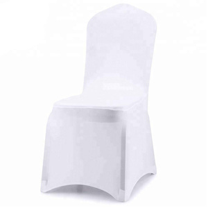 50Pcs Polyester Stretch <strong>Chair</strong> Slipcover White Partybanquet Spandex Wedding <strong>Chair</strong> <strong>Covers</strong> for Events - Product Image 2