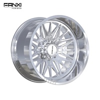 Jantes forgées personnalisées FANXI OEM 8x6.5 8x170 8x180 6x135 6x139.6 chromées polies 24x12 24x14 26x12 26x14 26x16 pour Dodge 2500