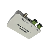 WDM-Récepteur optique GPON FTTH pour télévision, récepteur optique RF à large bande LNB à fibre de petite taille